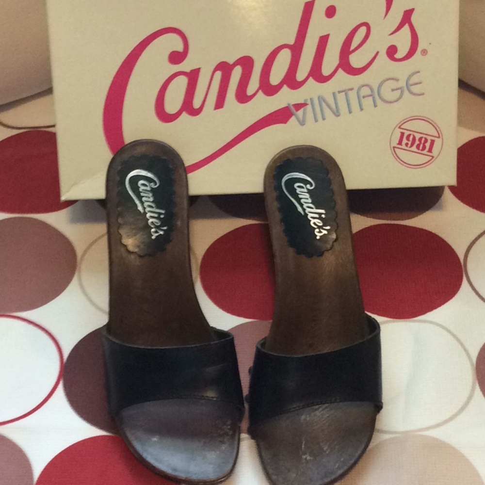 Candie's Vintage 1981 Mandy Kitten Heels sz 8